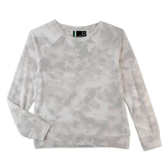 2 Liv Women's Tie-Dye Pullover Sweater Size Small Gre - Picture 1 of 3